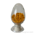 Plastic particle material yellow masterbatch color